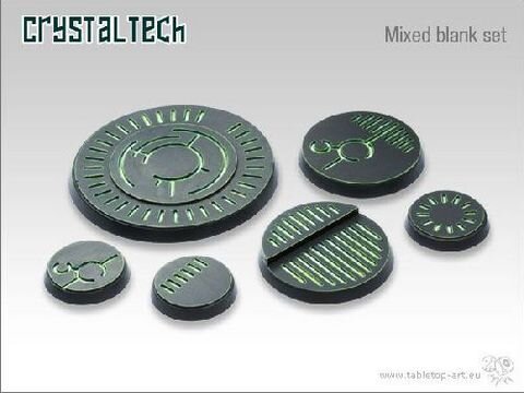 Crystal Tech Bases - BLANK mixed Set (3-2-1)