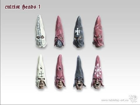 Cultist Heads - Set 1 (8)