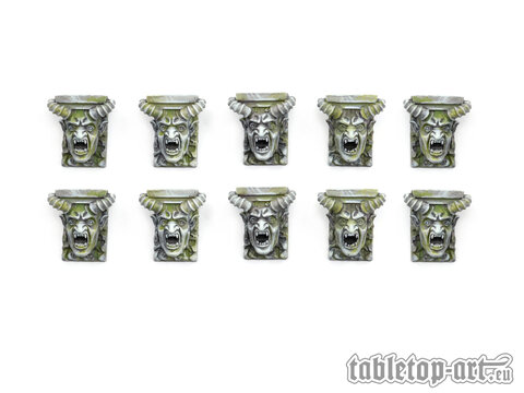 Facade Decoration - Mascaron Set 2 - Devils (10)