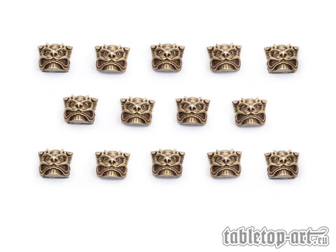 Facade Decoration - Mascaron Set 3 - Grimace (14)