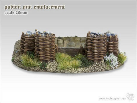 Gabion Gun Enplacement