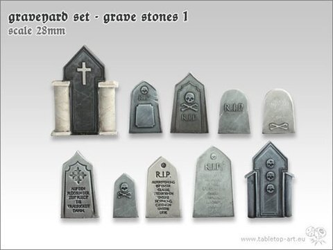Gravestones - Set 1 (10)