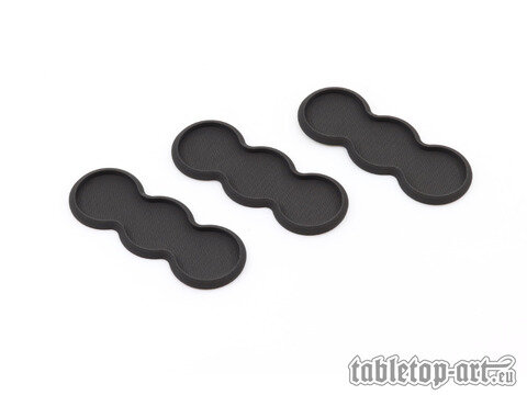 Movement Tray - Rounded Edge - 25mm 3s Bar (3)