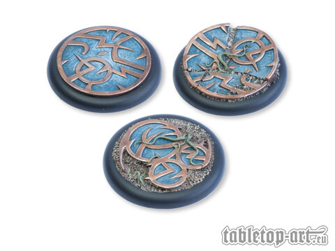 Mystic Circle Stones Bases - 50mm Round Lip (3)