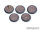 Pirate Ship Bases - 40mm Round Lip (5)