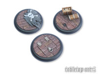 Pirate Ship Bases - 50mm Round Lip (3)