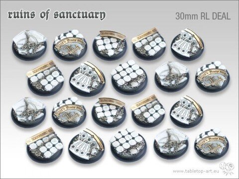 Ruins of Sanctuary Bases - 30mm Round Lip DEAL (20)