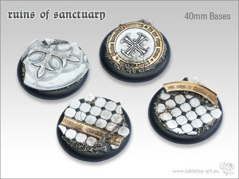 Ruins of Sanctuary Bases - 40mm Round Lip (2)
