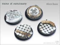 Ruins of Sanctuary Bases - 40mm Round Lip (2)