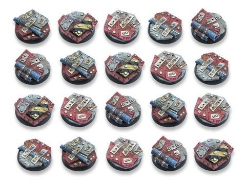 Scrap Steel Bases - 25mm DEAL (20)