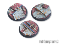 Scrap Steel Bases - 50mm Round Lip (3)