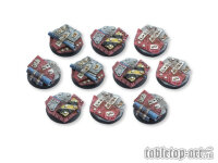 Scrap Steel Bases 25mm (10)