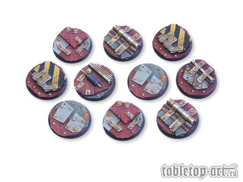 Scrap Steel Bases 32mm (10)