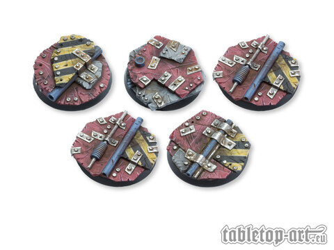 Scrap Steel Bases 40mm (5)