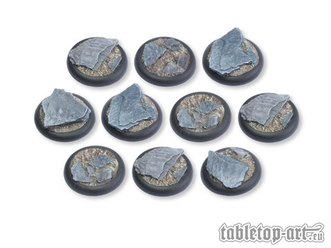 Shaleground Bases - 30mm Round Lip (10)