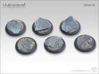 Shaleground Bases - 30mm Round Lip (5)