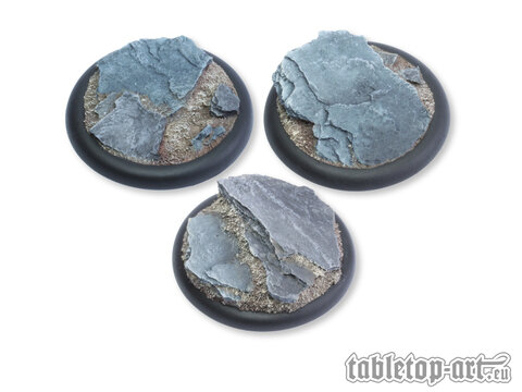 Shaleground Bases - 50mm Round Lip (3)