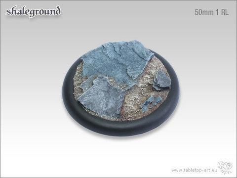 Shaleground Bases - 50mm Round Lip 1
