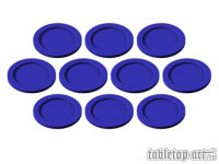 Skill and Squad Marker - 32mm Dark Blue (10)