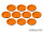 Skill and Squad Marker - 32mm Orange (10)