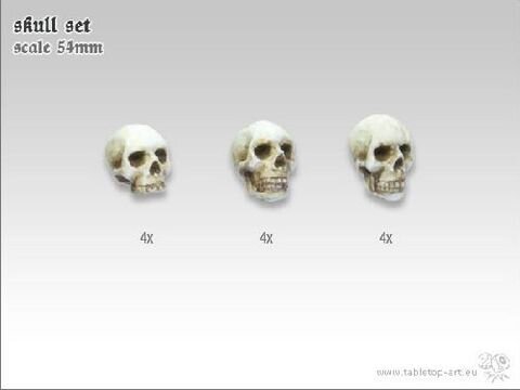 Skulls Set 54mm (12)