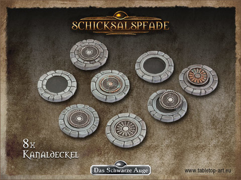 Spielemarker - Kanaldeckel