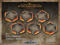 Spielemarker - Zustand: brennend