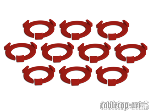 Squad Marker - 25mm Cherry Red (10)