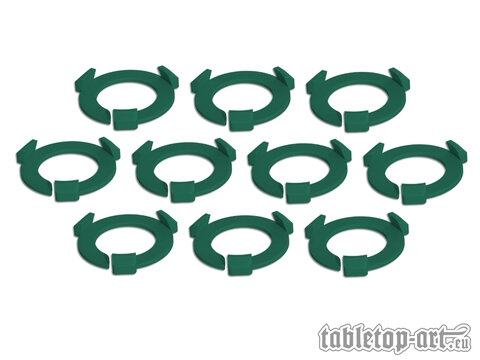 Squad Marker - 25mm Dark Green (10)