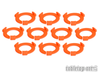 Squad Marker - 25mm Neon Orange (10)