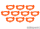 Squad Marker - 25mm Neon Orange (10)