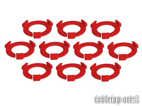 Squad Marker - 25mm Red (10)