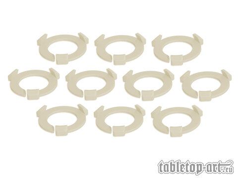 Squad Marker - 25mm Vanilla White (10)