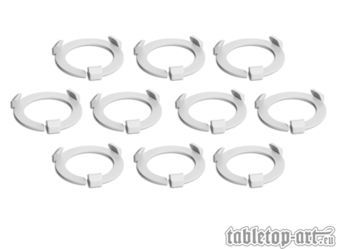 Squad Marker - 28.5mm White (10)