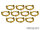 Squad Marker - 32mm Gold (10)