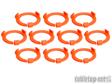 Squad Marker - 32mm Neon Orange (10)