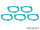 Squad Marker - 40mm Turquoise (5)
