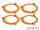 Squad Marker - 50mm Orange (4)