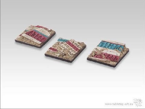 Temple of Isis Bases - 40x40mm (2)