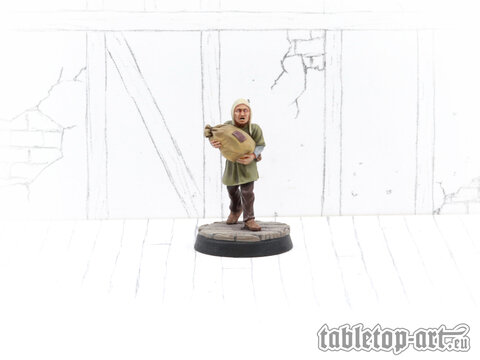 Townsfolk Miniatures - Servant With Sack