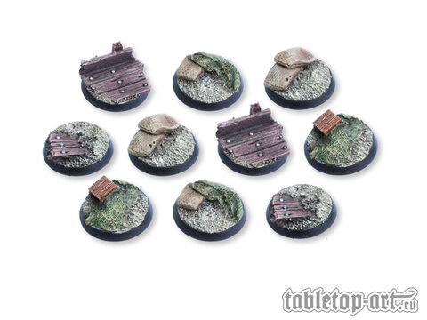 Trench Warfare Bases - 25mm (10)