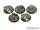 Trench Warfare Bases - 40mm Round Lip (5)