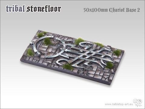 Tribal Stonefloor Bases - 50x100mm 2