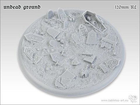 Undead Ground Bases - 120mm Round Lip 1