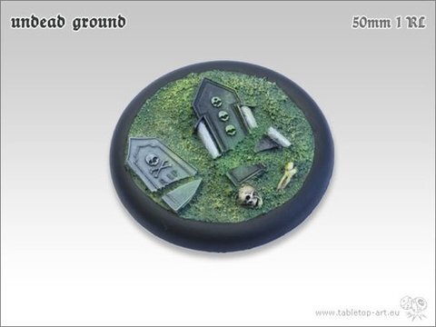 Undead Ground Bases - 50mm Round Lip 1