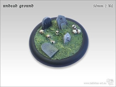 Undead Ground Bases - 50mm Round Lip 2