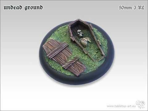 Undead Ground Bases - 50mm Round Lip 3
