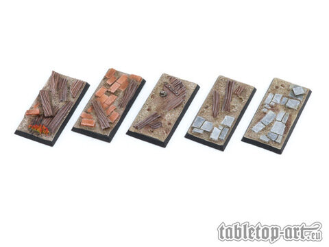 Viking Raid Bases - 25x50mm (5)