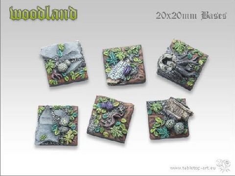 Woodland Bases - 20x20mm (5)