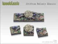 Woodland Bases - 20x20mm Diorama (3)